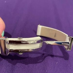 Tag Heuer White Leather Strap Adjustable Women Watch Band